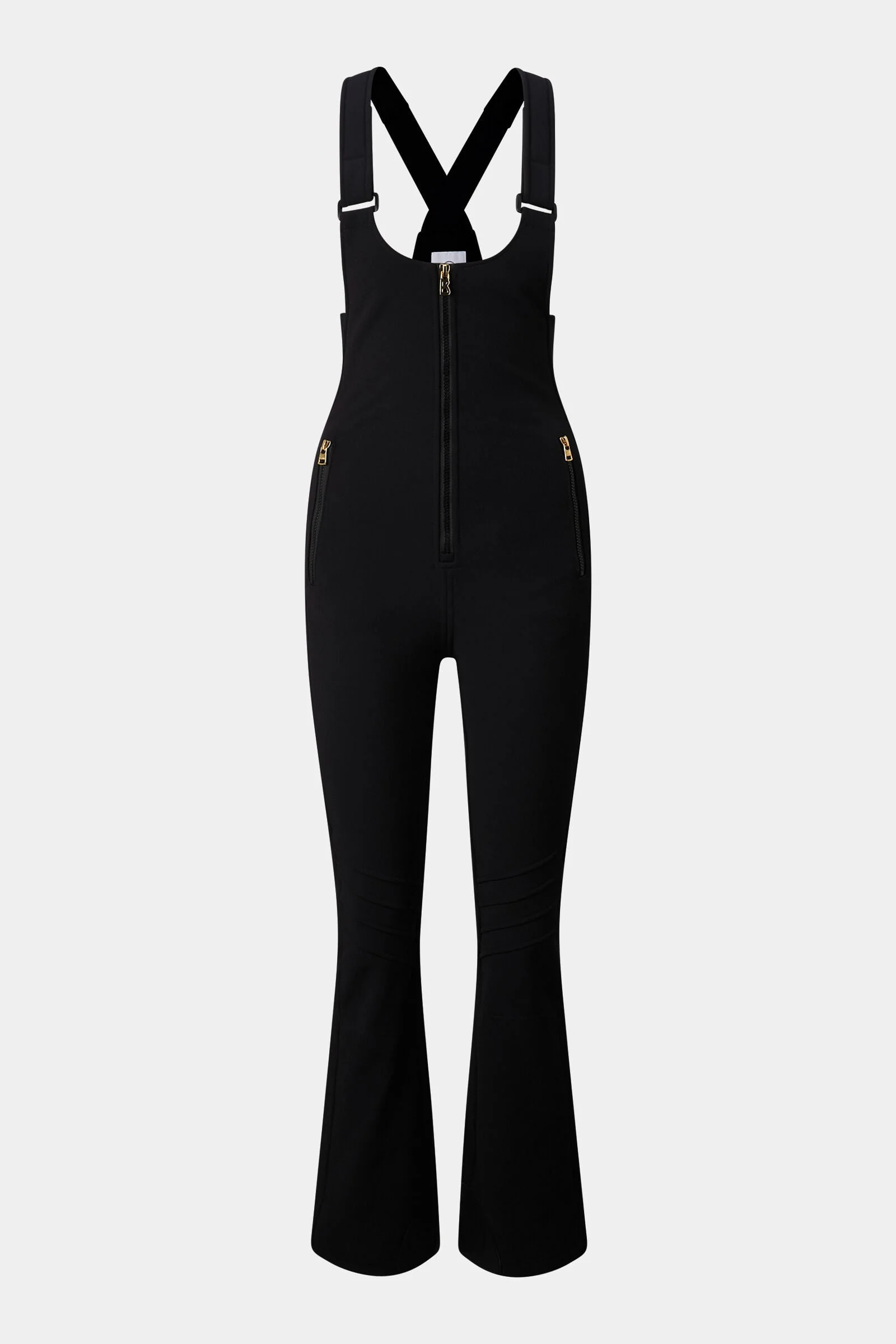 Mari Softshell Ski Overalls in Black - 1