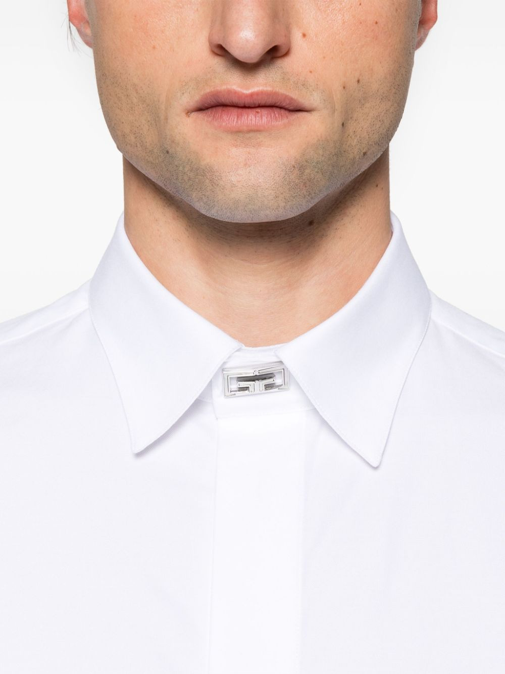 Givenchy Men Shirt With 2G Clip - 2