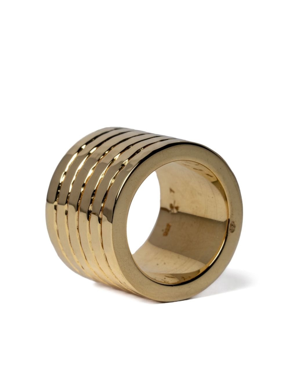 Plane hammered ring - 3