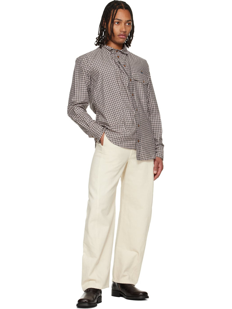 Vivienne Westwood White & Black Chaos Shirt outlook