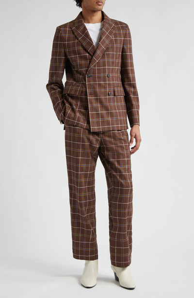 BODE Dunham Plaid Double Breasted Sport Coat outlook
