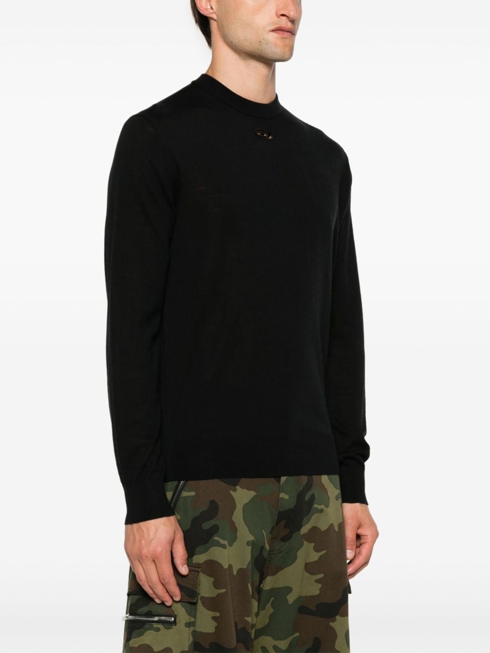 Oval-D embroidered sweater - 3