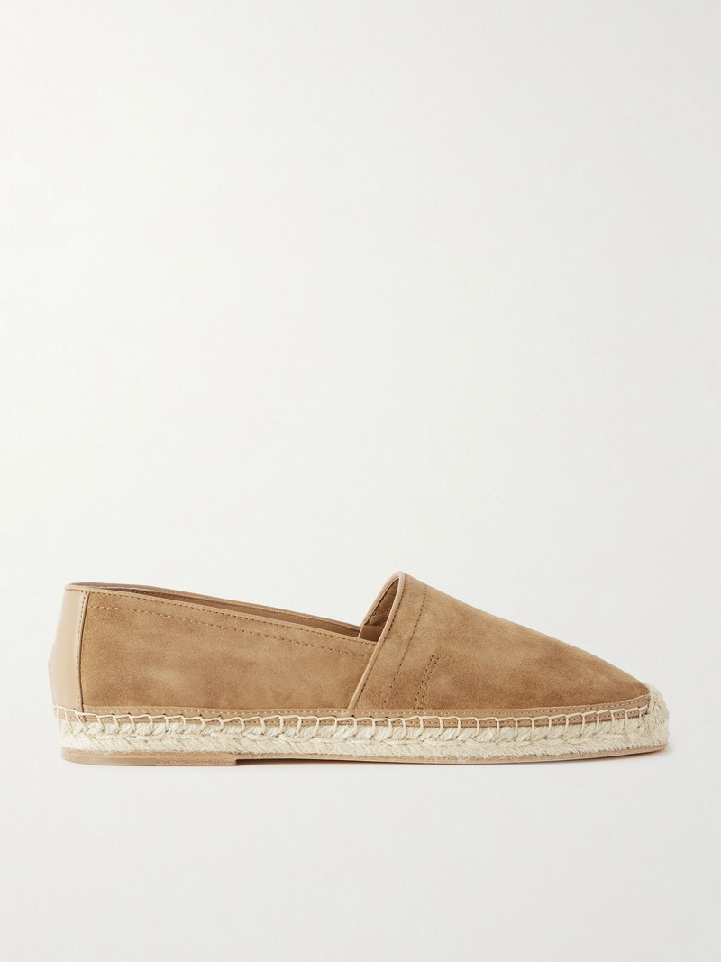 Suede Espadrilles Camel 1
