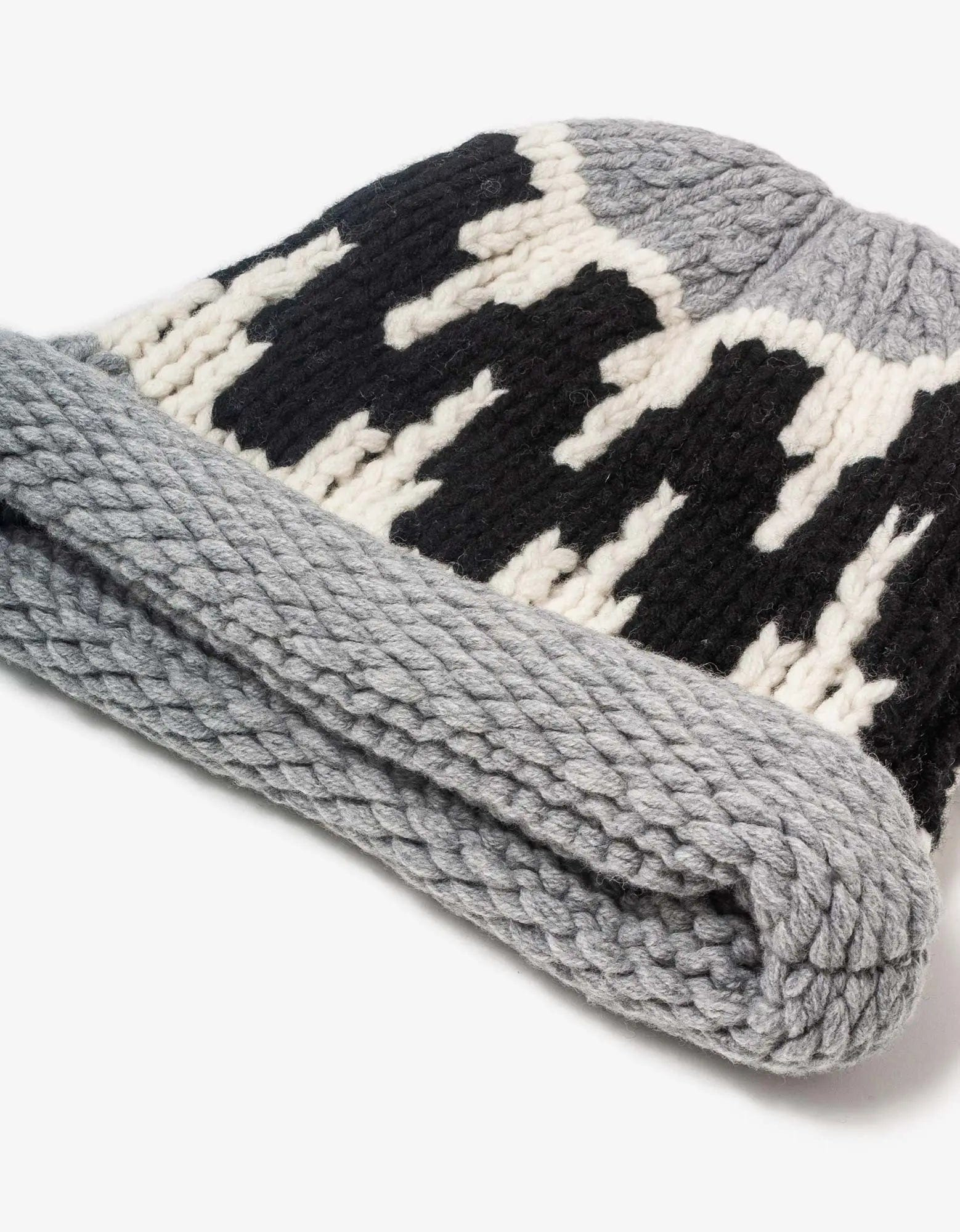 Kenzo Grey Wool Beanie - 3