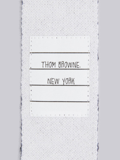 Thom Browne Navy Cashmere Knit 4-Bar Tie outlook