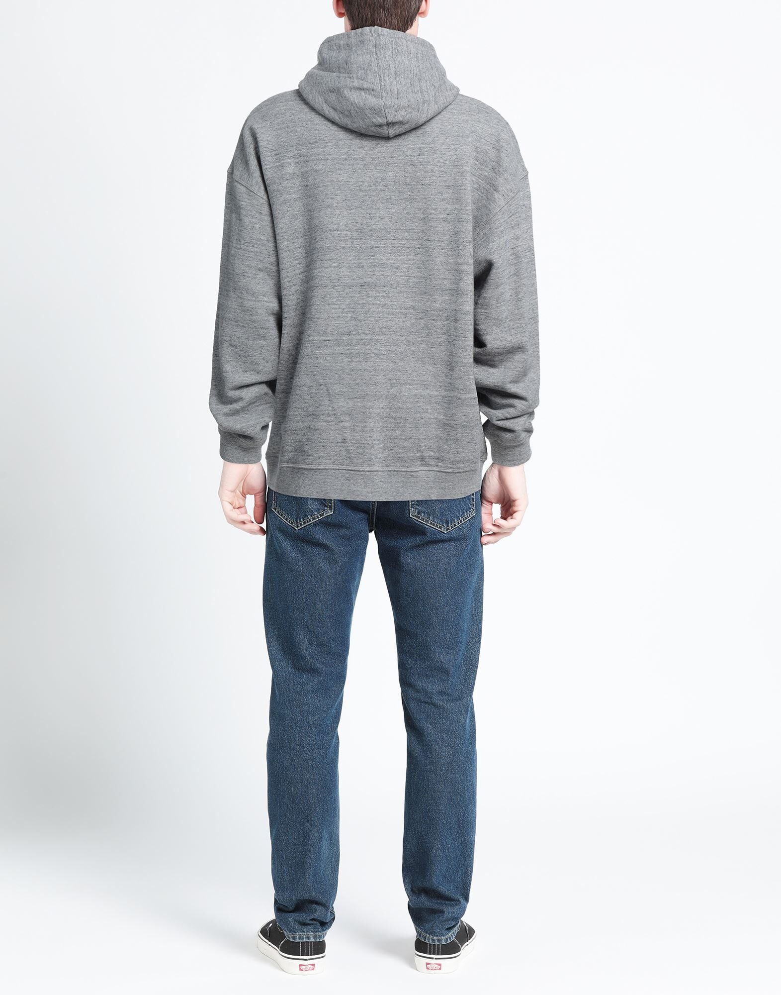 Grey Men's Hooded Sweatshirt - 3