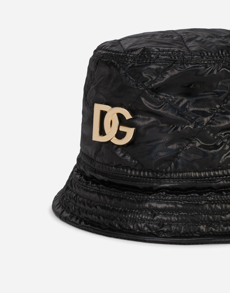 Nylon bucket hat with DG crystal embellishment - 3