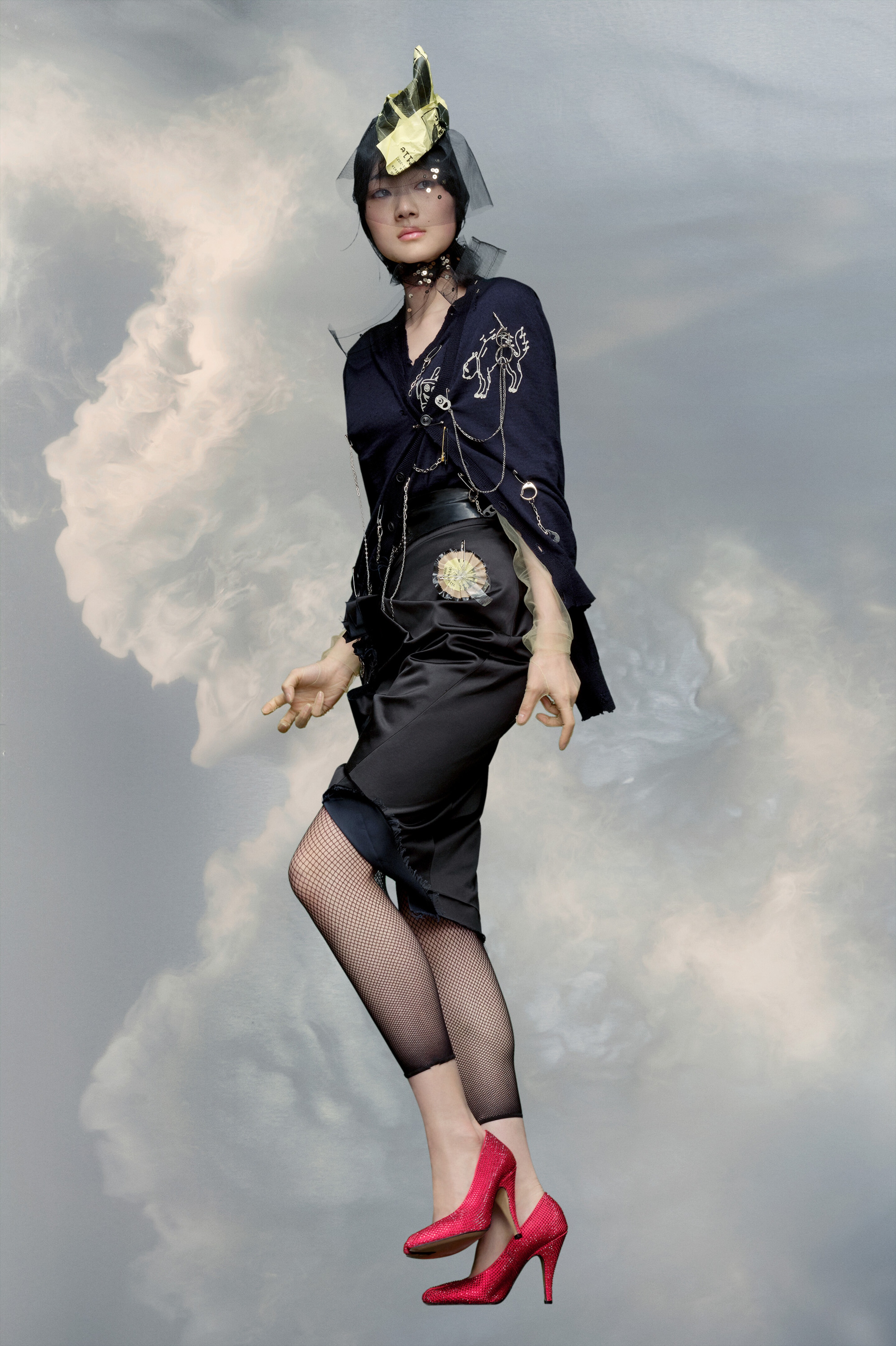Embroidered wool cardigan - 3