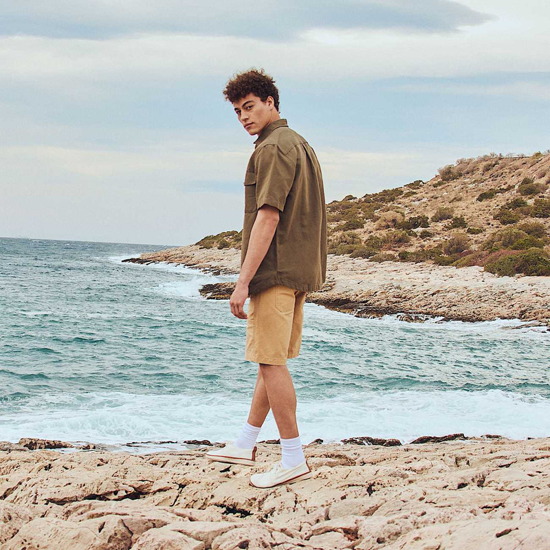 Men's Cotton Linen Utility Overshirt 5