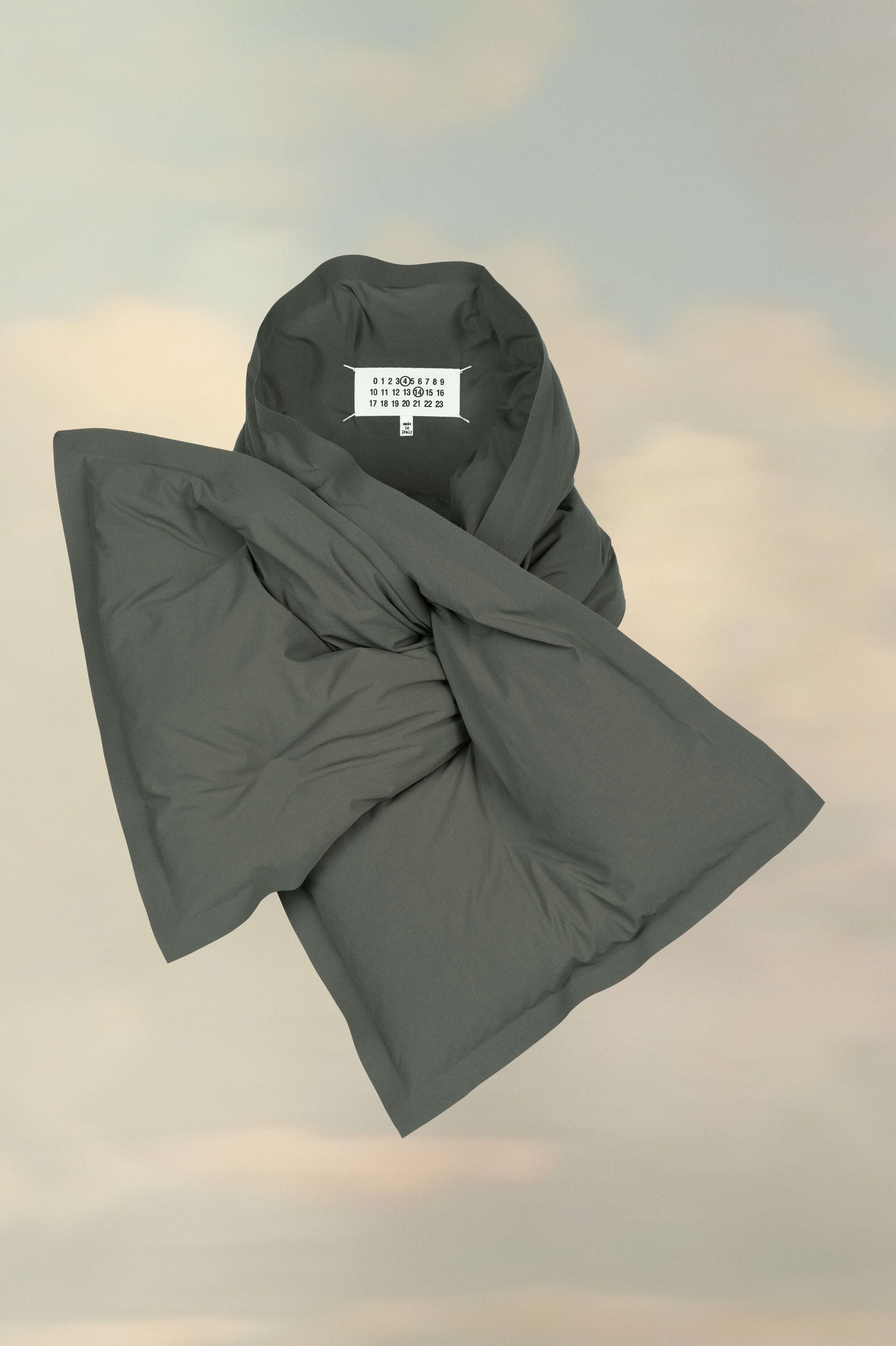 【送料&関税込】Maison Margiela Scarf - Unisex MM6 MAISON MARGIELA | White Women's Scarves And Foulards | YOOX