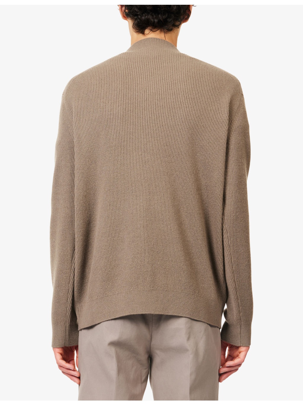 Logo-Embroidered Regular-Fit Wool And Cashmere-Blend Jumper - 4