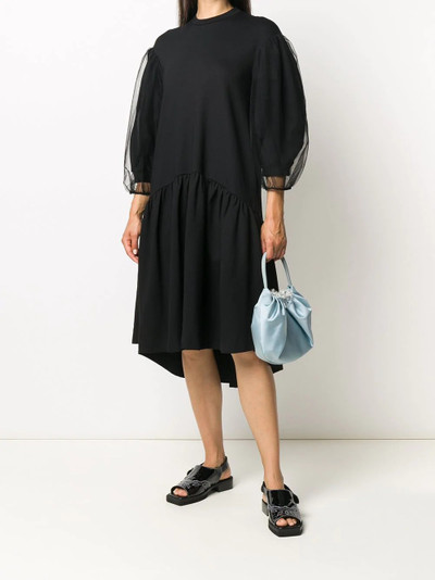 Simone Rocha puffed sleeves flared dress outlook