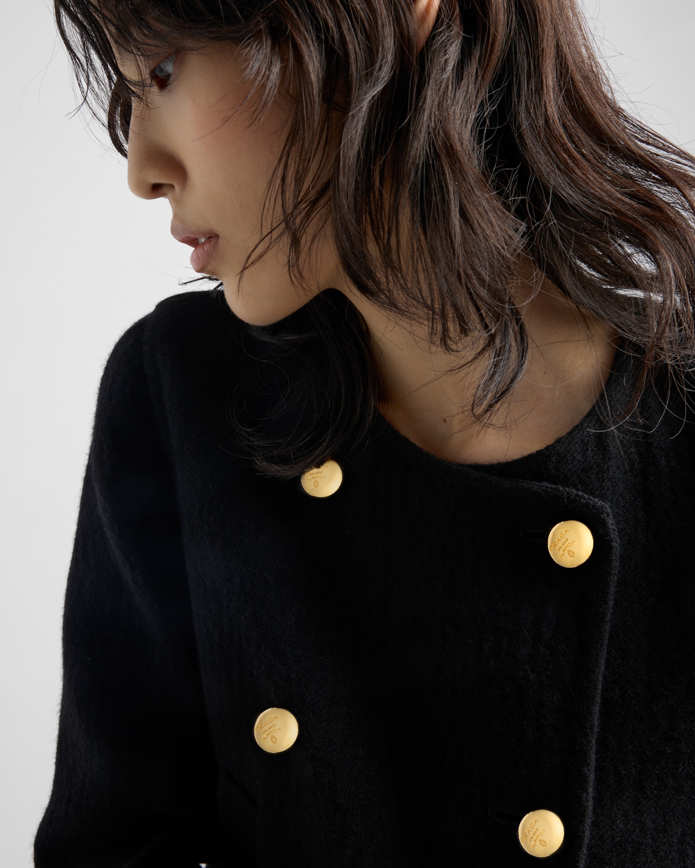 Double-breasted twill jacket - 3