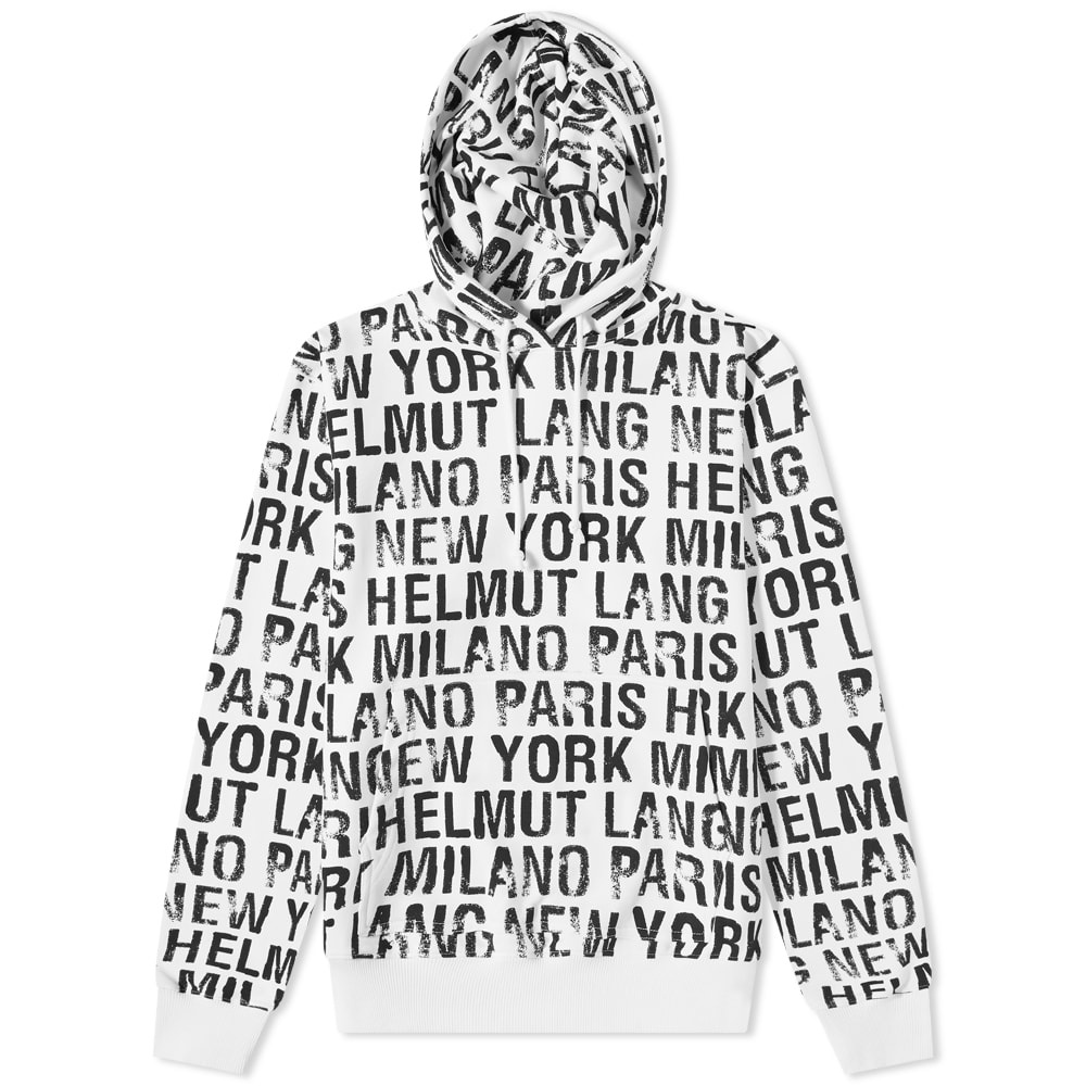 Helmut Lang All Over Logo Popover Hoody - 1