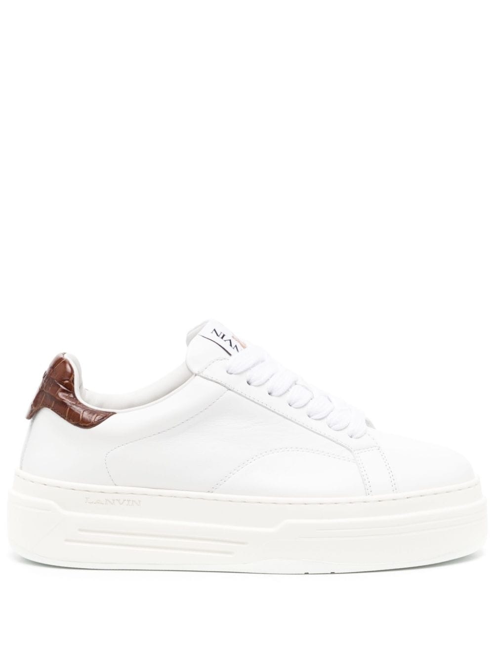 DDB0 leather platform sneakers - 1