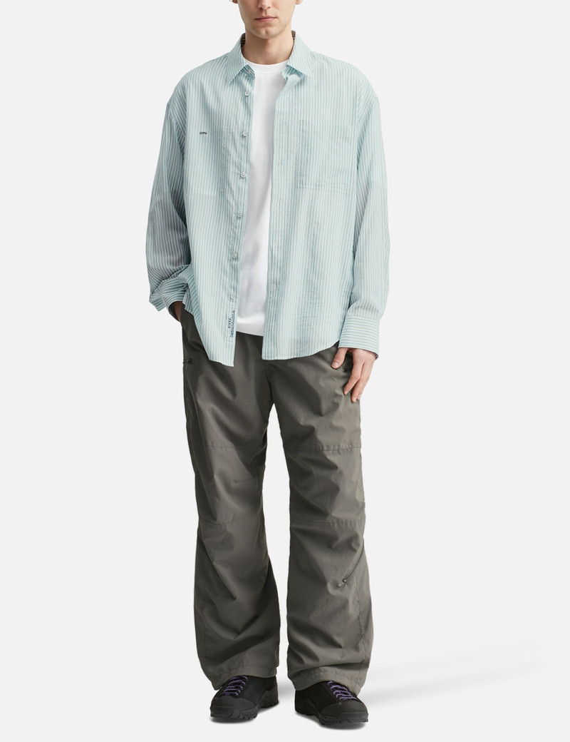 Wooyoungmi LOGO POCKET STRIPE SHIRT outlook