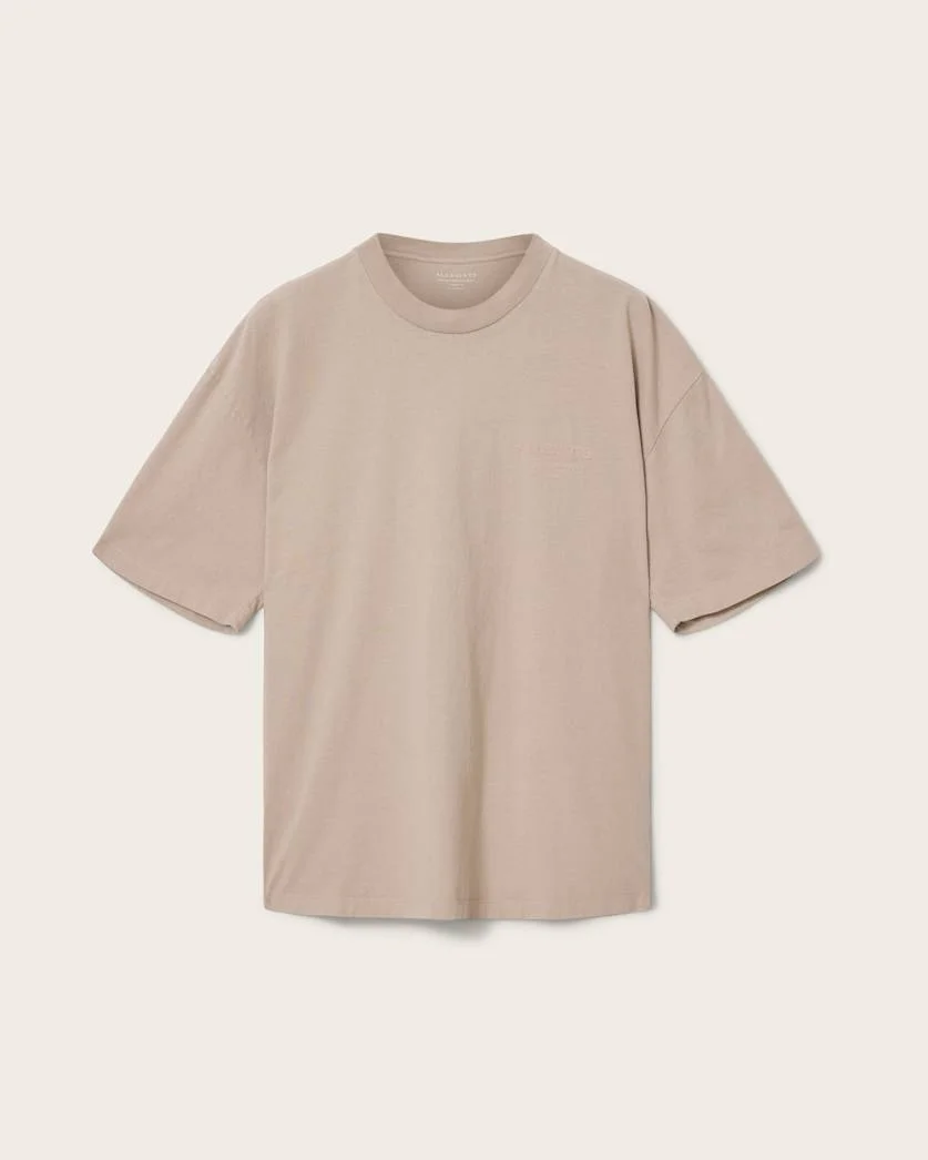 XANDER FLOCKED LOGO OVERSIZED T-SHIRT - 1