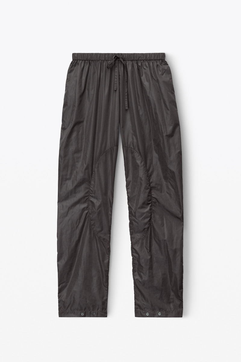 articulated track pant in crisp nylon 1
