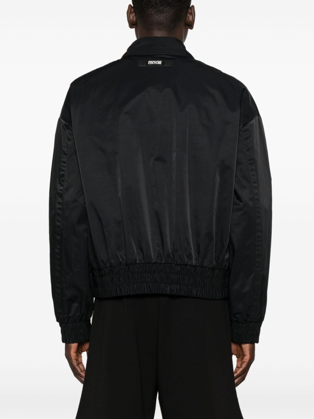 logo-patch bomber jacket - 4