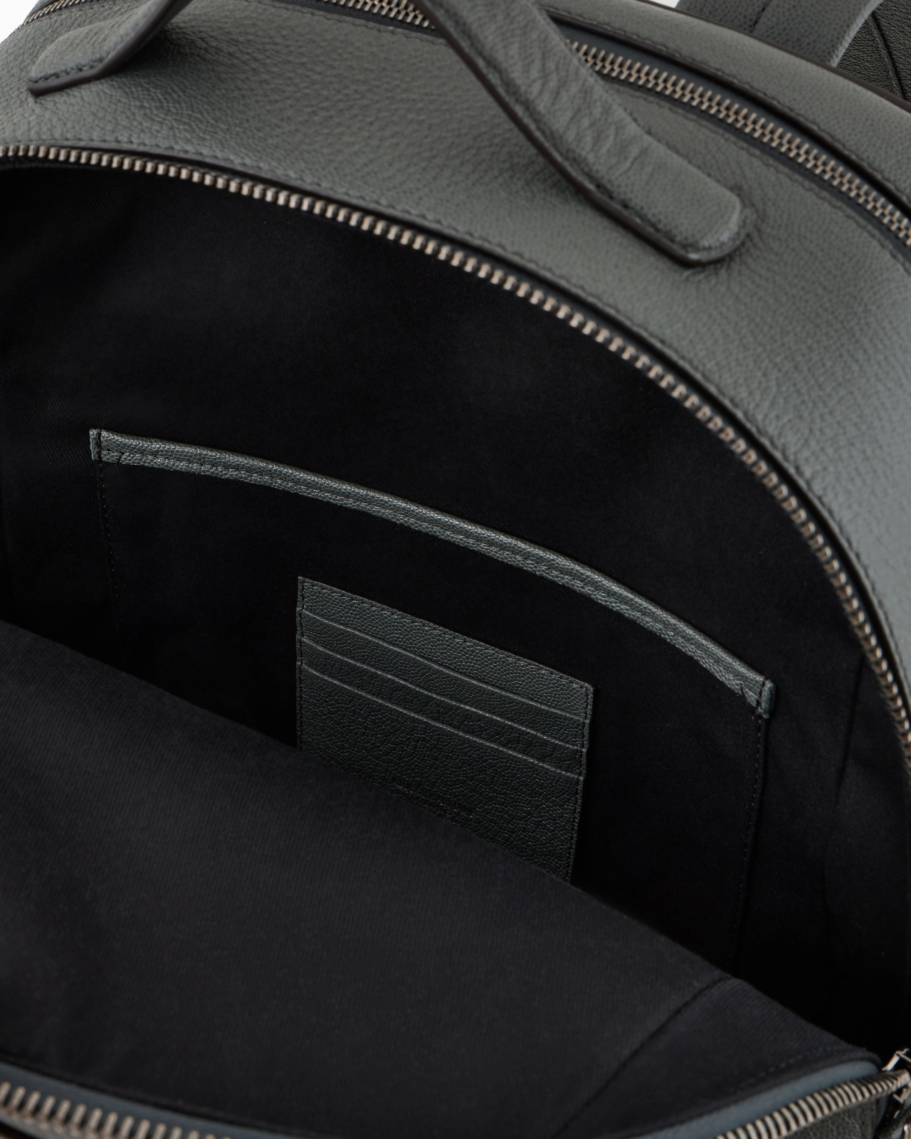 ROUND LEATHER BACKPACK - 4