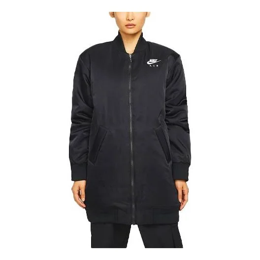 (WMNS) Nike Air Therma-FIT Synthetic-Fill Loose Mid-Length Stay Warm Jacket Black DD4641-010 - 1
