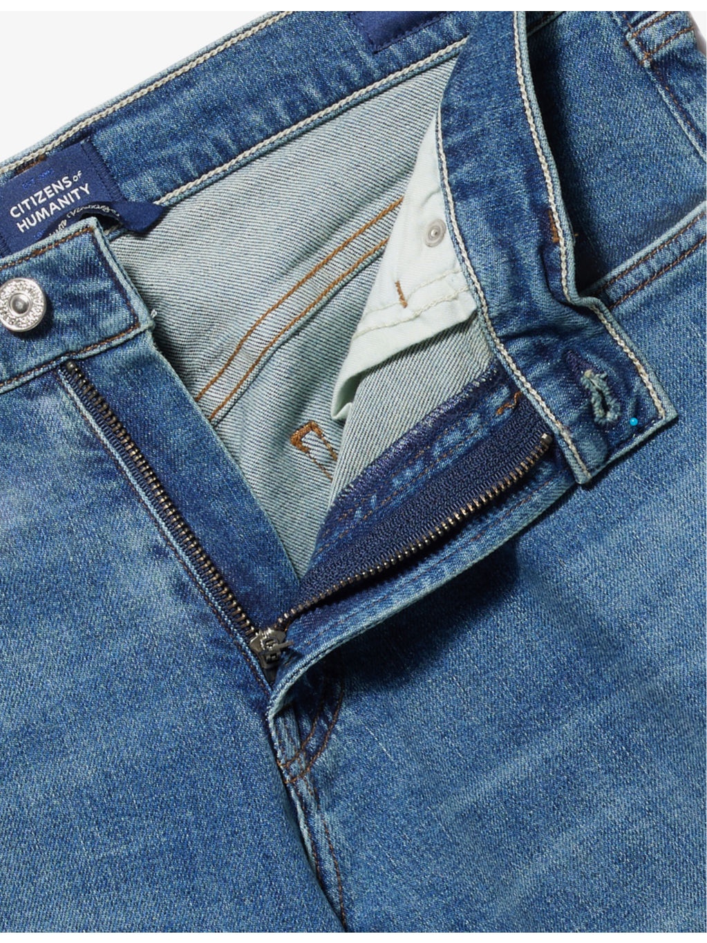 Elijah Brand-Patch Straight-Leg Relaxed-Fit Stretch-Denim Jeans - 6