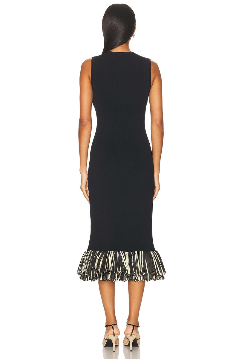 SIMONMILLER Boa Knit Raffia Dress outlook