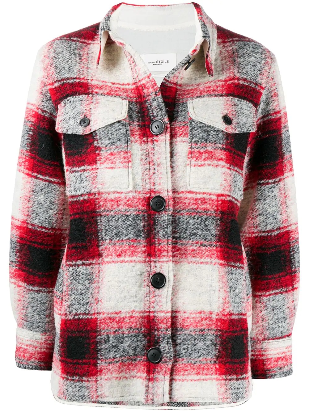 Gaston plaid shirt jacket - 1