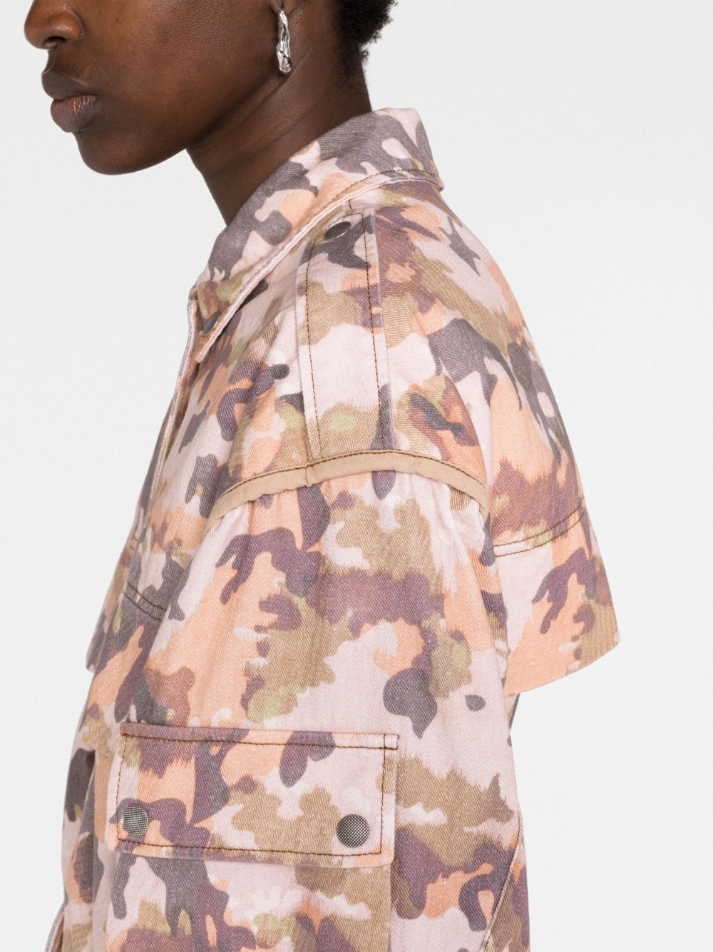 Elize camouflage-print cotton jacket - 3