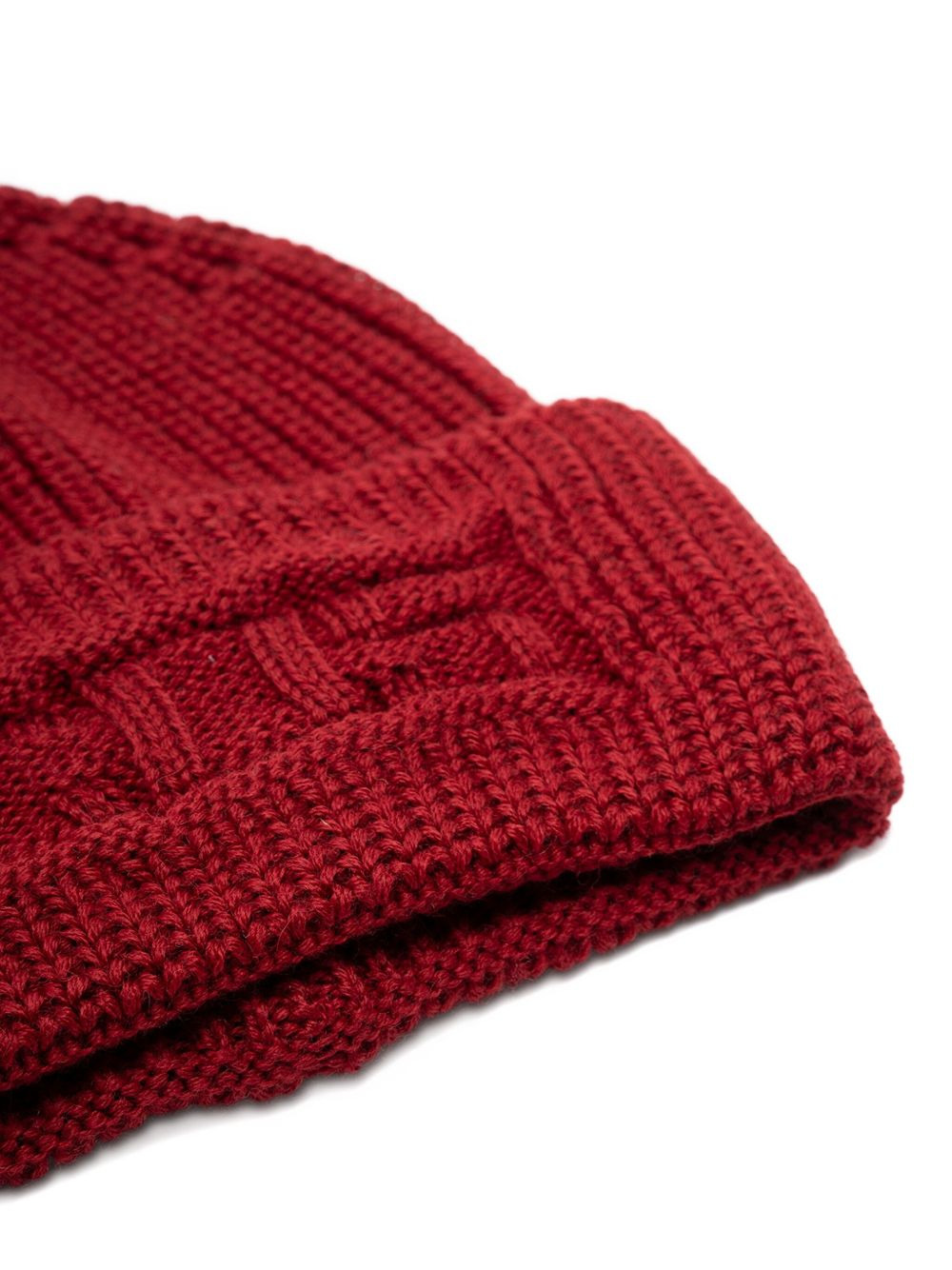 cable-knit beanie - 2