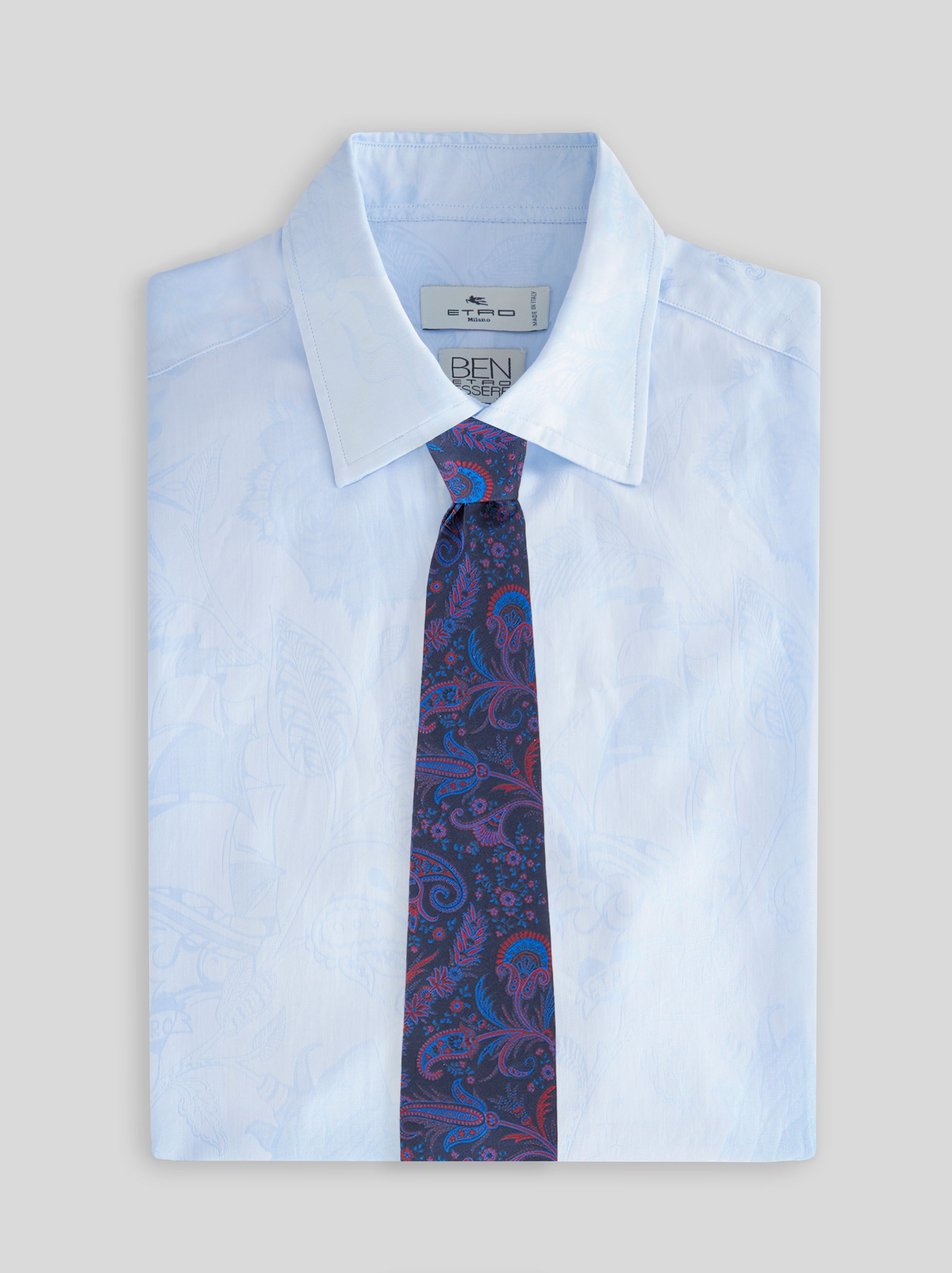 FLORAL PAISLEY JACQUARD TIE - 2