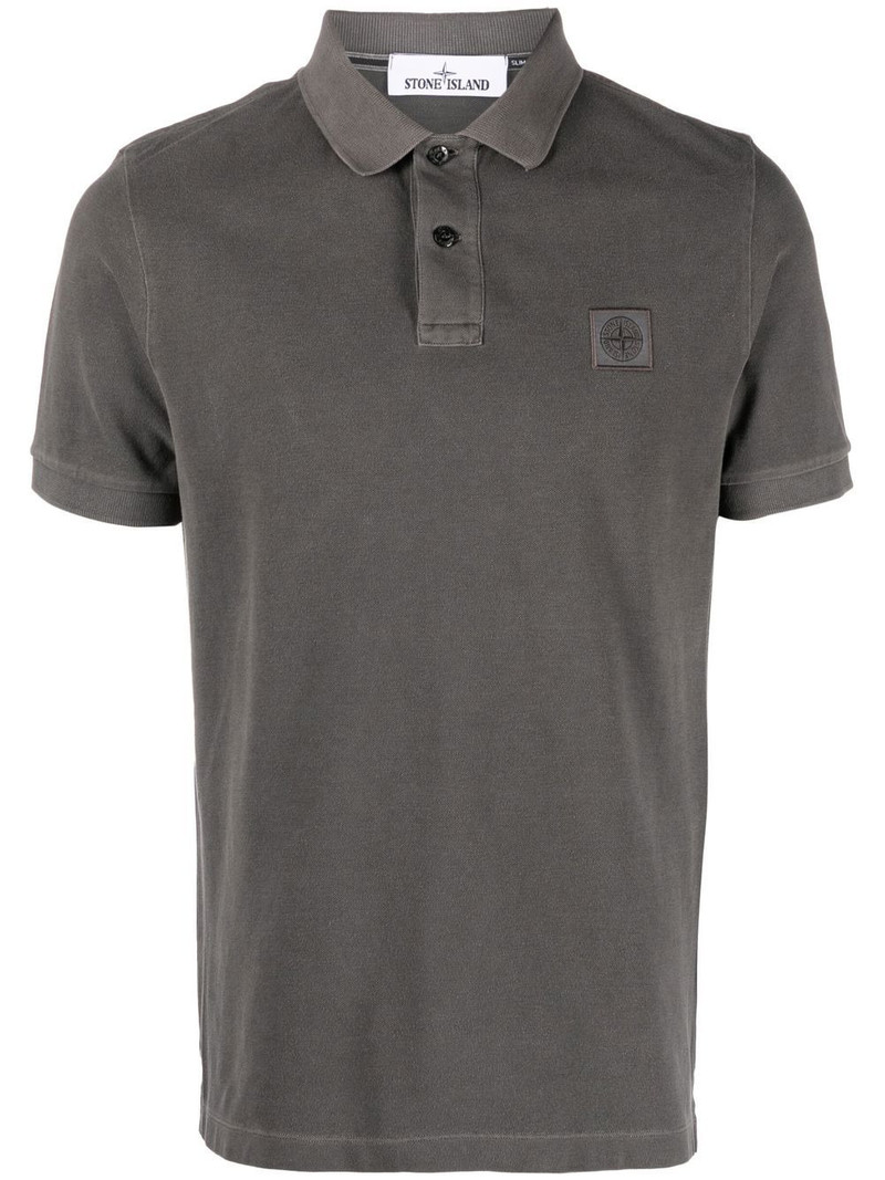 Compass-logo polo shirt 1