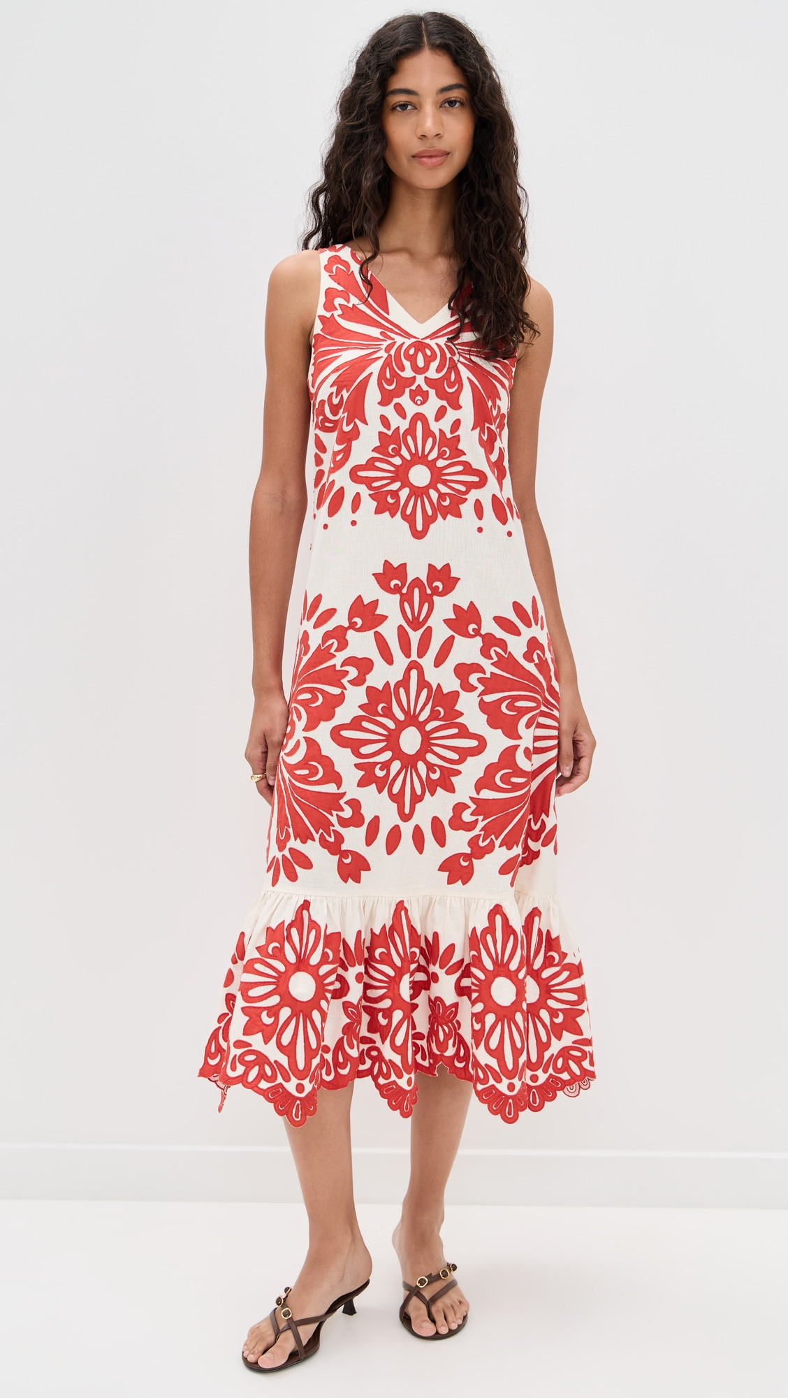 Liliana Applique Maxi Tank Dress - 1