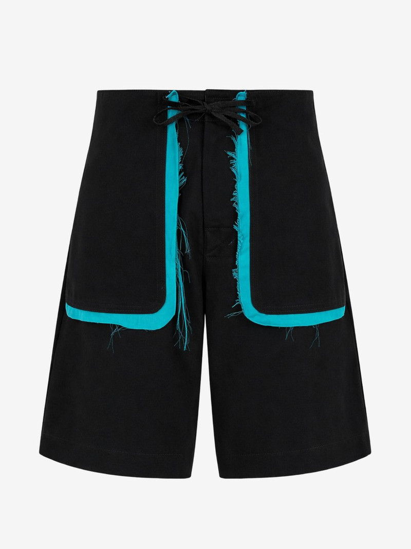 drawstring trim shorts 1