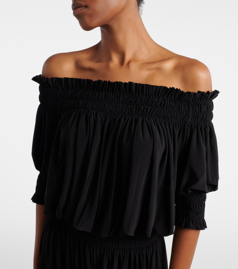 Off-shoulder jersey jumpsuit 3