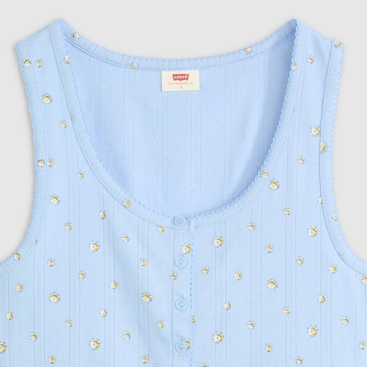 DRY GOODS WOMEN'S POINTELLE TANK TOP - 6