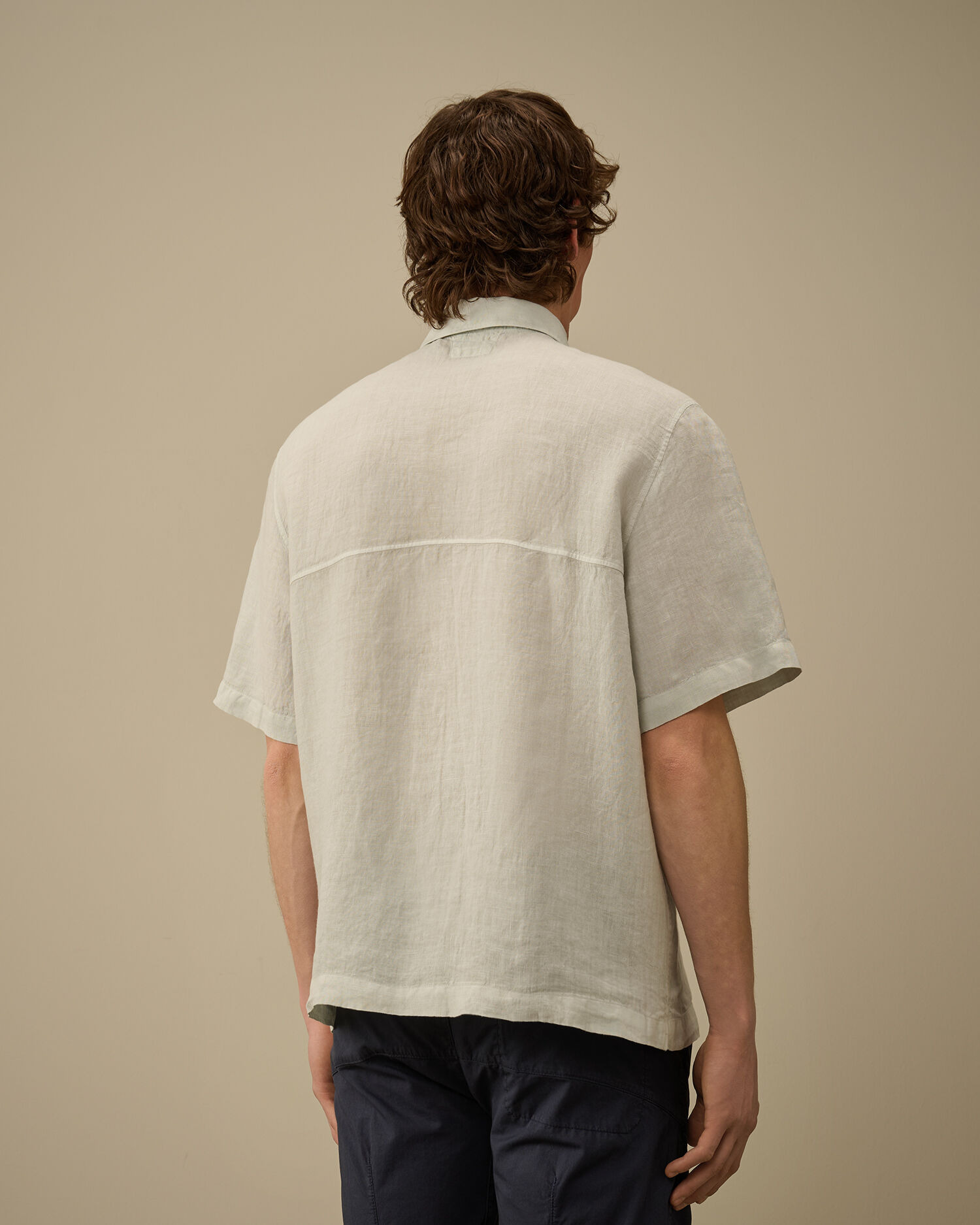 Linen Boxy Short Sleeve Shirt - 8