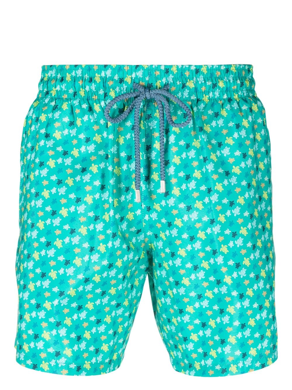 turtle-print swim shorts - 1