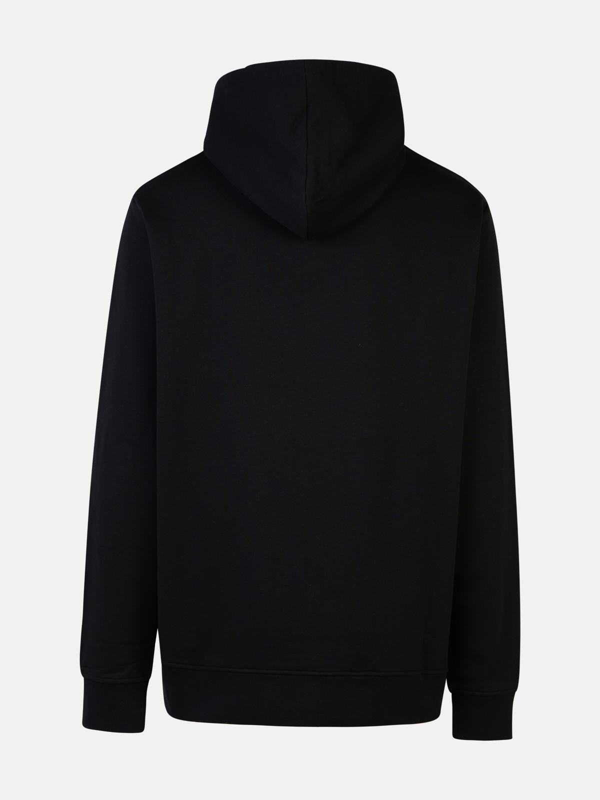 BLACK COTTON SWEATSHIRT - 3