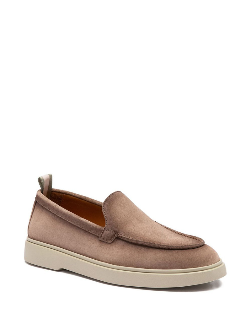 OFFICINE CREATIVE Bones 101 suede loafers outlook