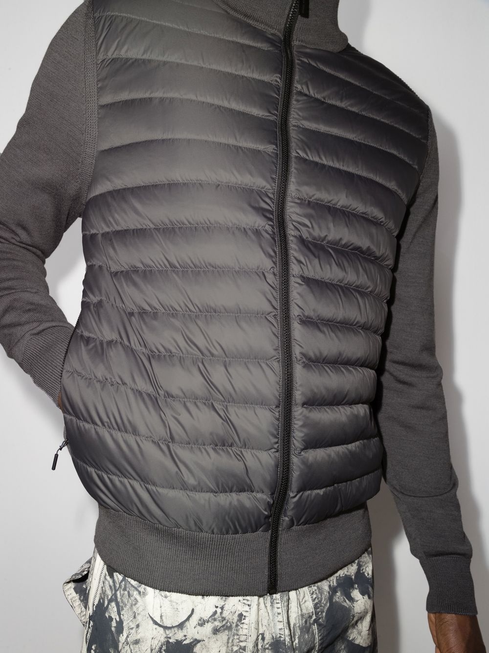 HyBridge knitted padded jacket - 4