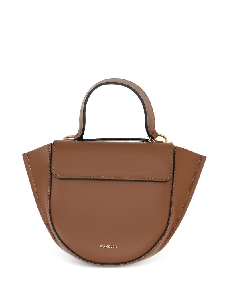 mini Hortensia leather tote bag 1