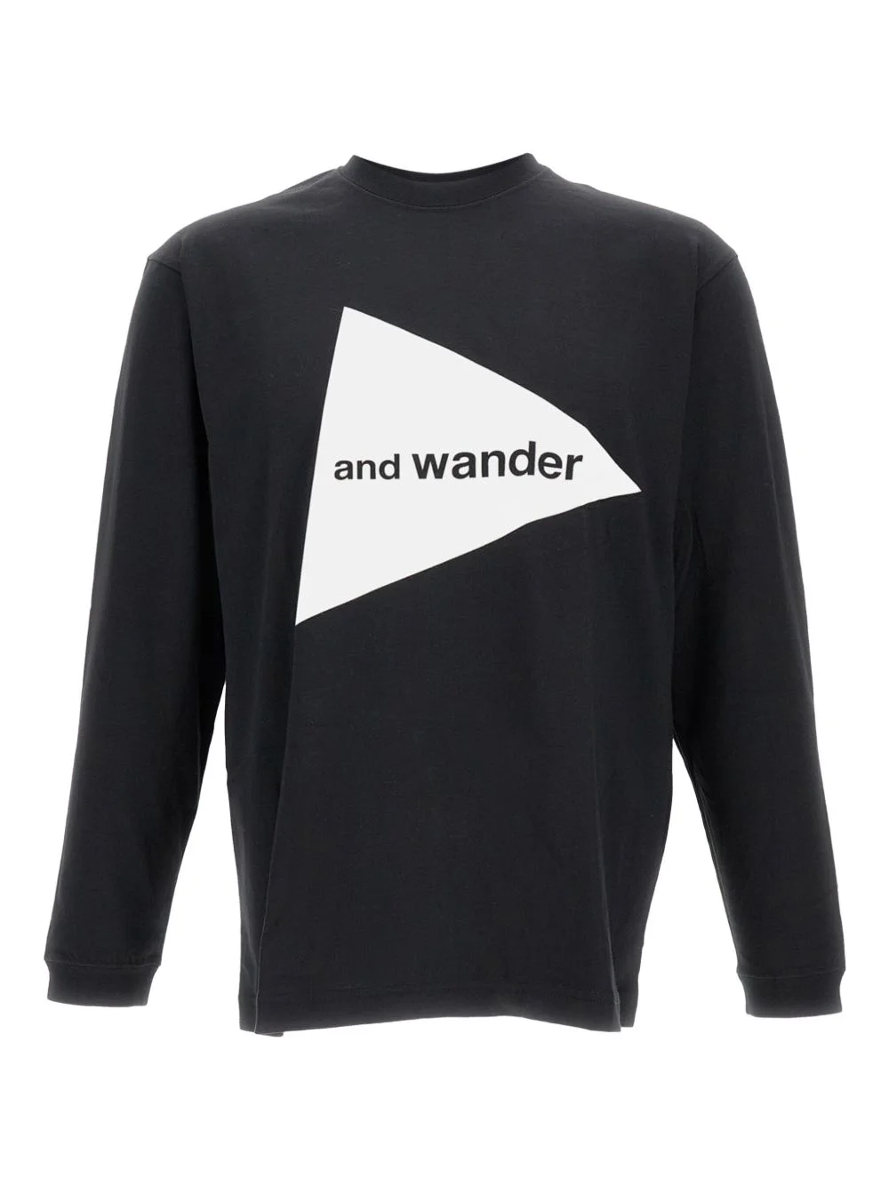logo-print long-sleeve T-shirt - 1