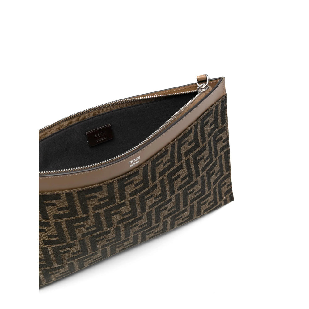 Fendi Brown Clutch Bags Men - 3