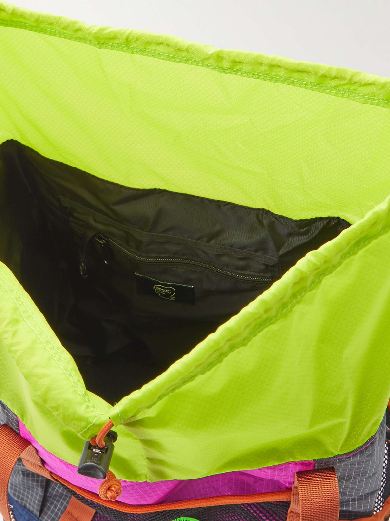 Logo-Appliquéd Webbing-Trimmed Nylon Bag 3