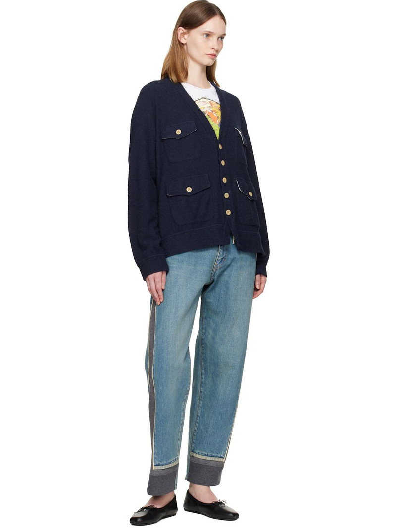UNDERCOVER Navy UP2E4802 Cardigan outlook