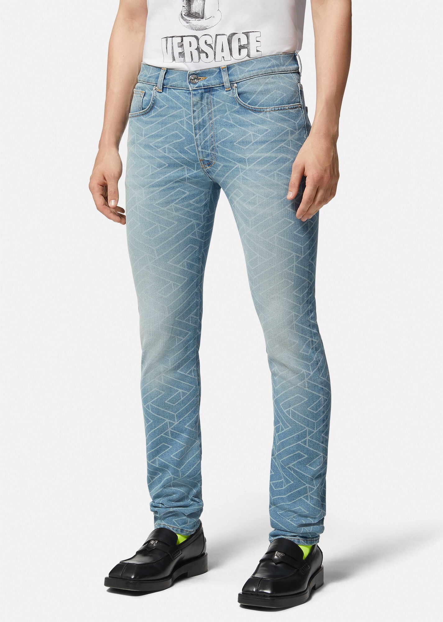 La Greca Lasered Jeans - 3