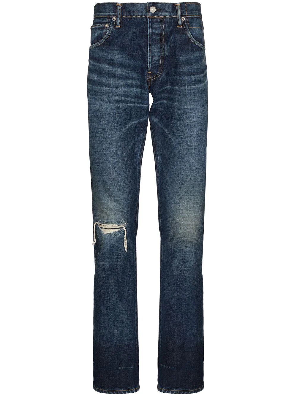 Social Sculpture slim-fit jeans - 1