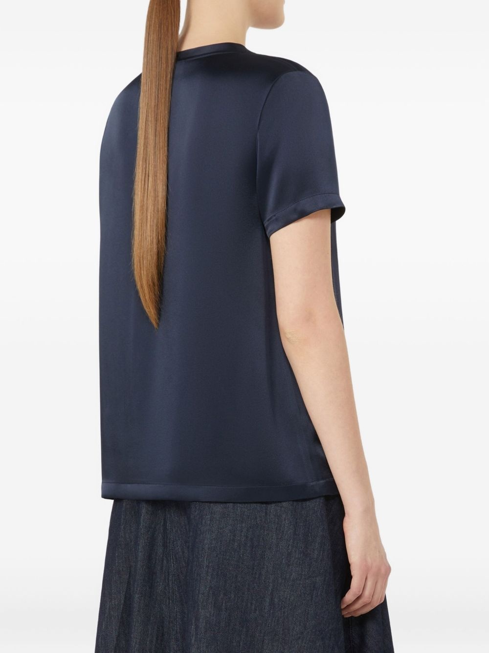 crew-neck short-sleeve top - 3