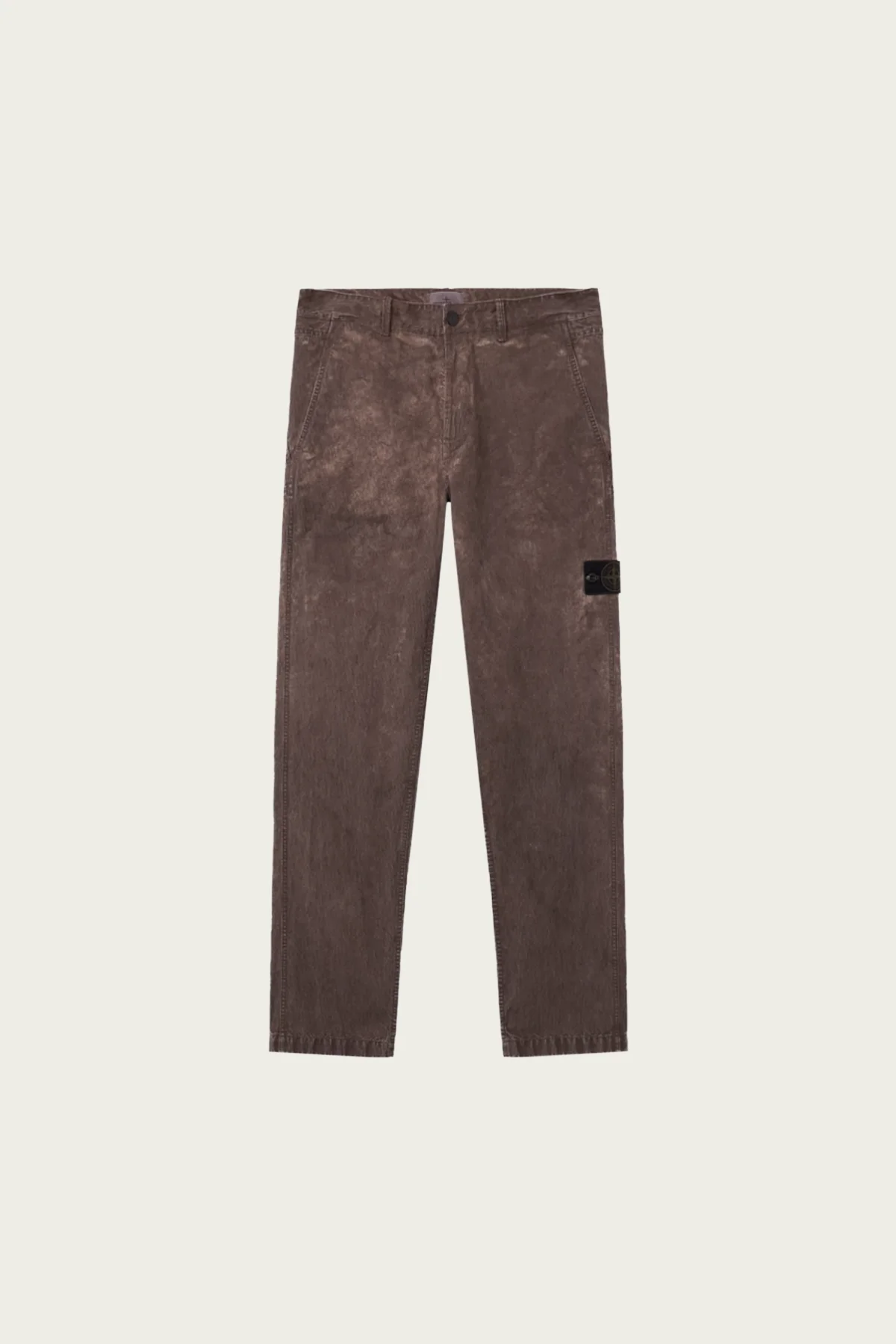 Corduroy "Terra" Effect Chinos - Lead Grey - 1